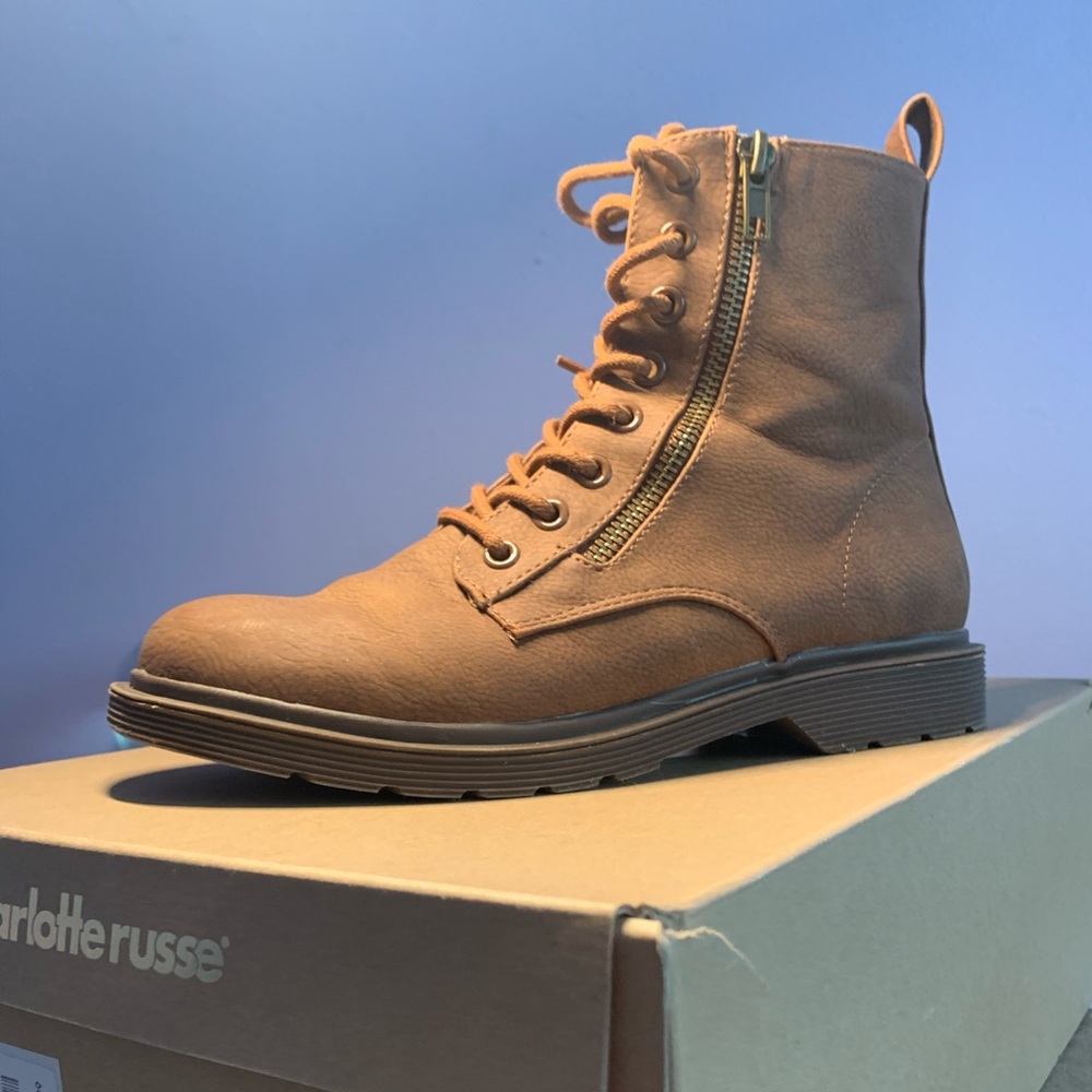 Charlotte Russe McKenzie Brown Boots